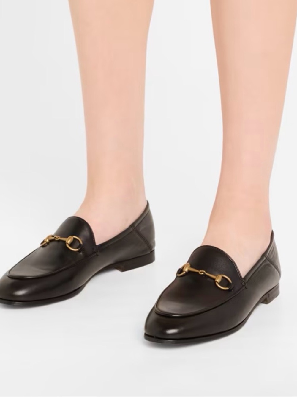 Gucci Brixton Leather Horsebit Convertible Loafers 37.5 - Picture 4 of 12